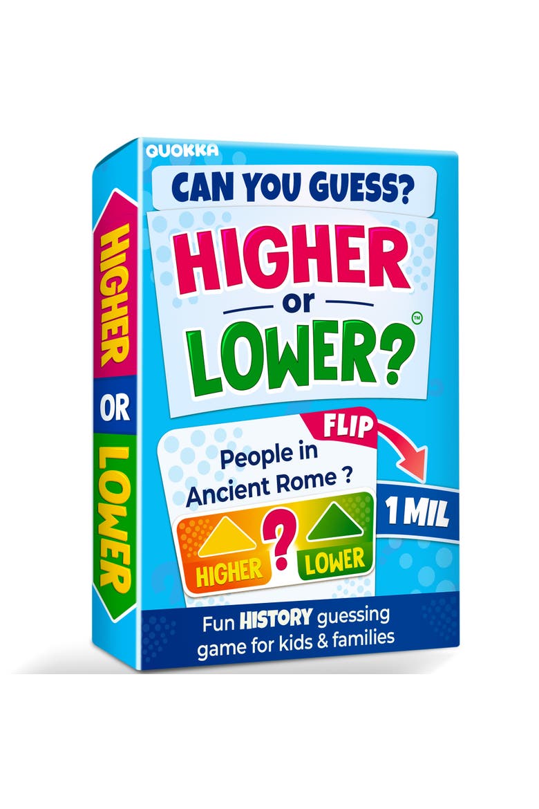 Higher or Lower Card Game for Kids and Families, Main, color, History
