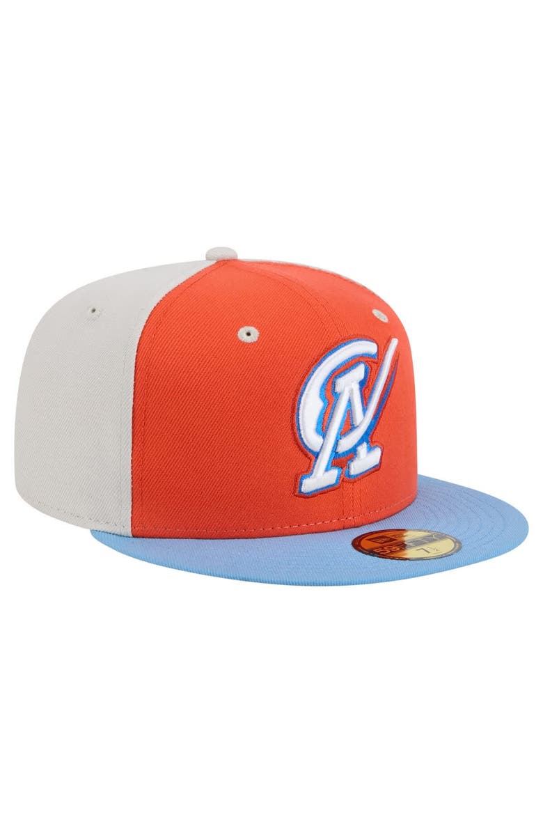 New Era Men's New Era Orange Oklahoma City Baseball Club Copa de la Diversión 59FIFTY Fitted Hat, Alternate, color, Orange