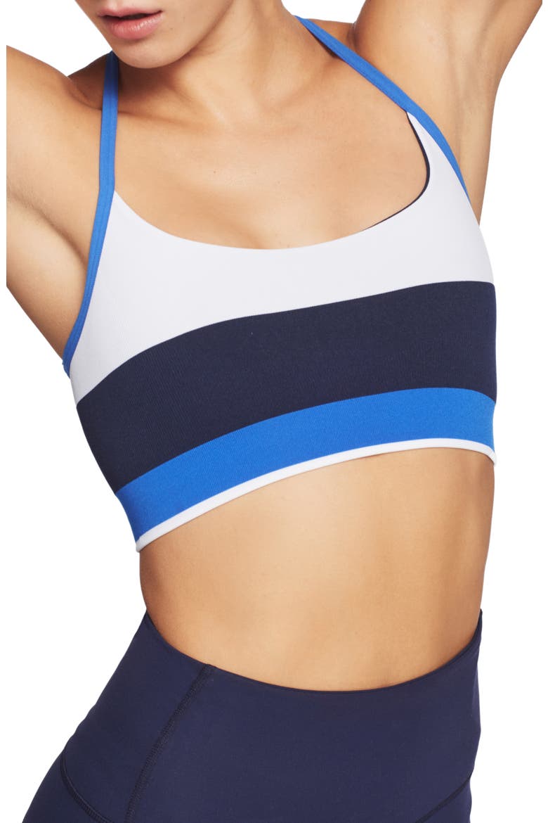 Shift Sports Bra, Main, color, NAVY