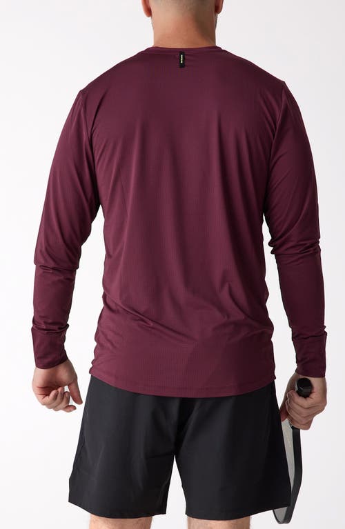 Centerline Athletics Long Sleeve In Burgundy