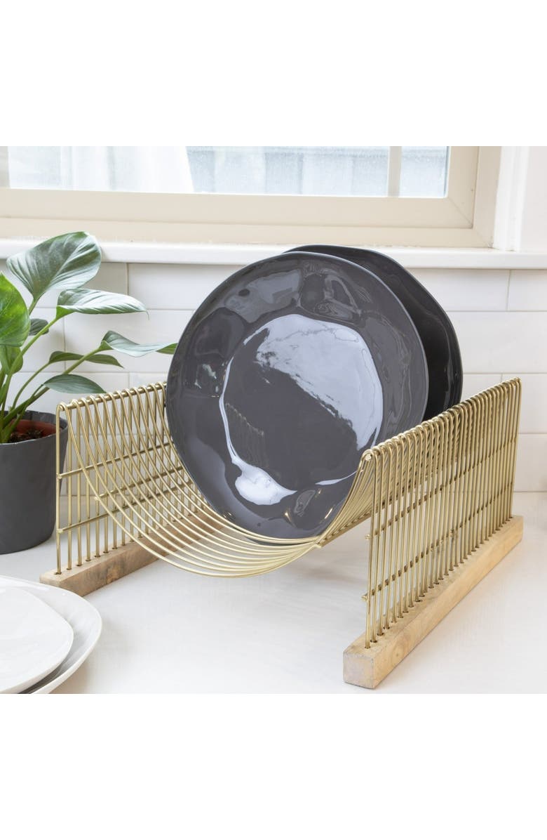 Be Home Leo Dish Drying Rack, Alternate, color, Natural