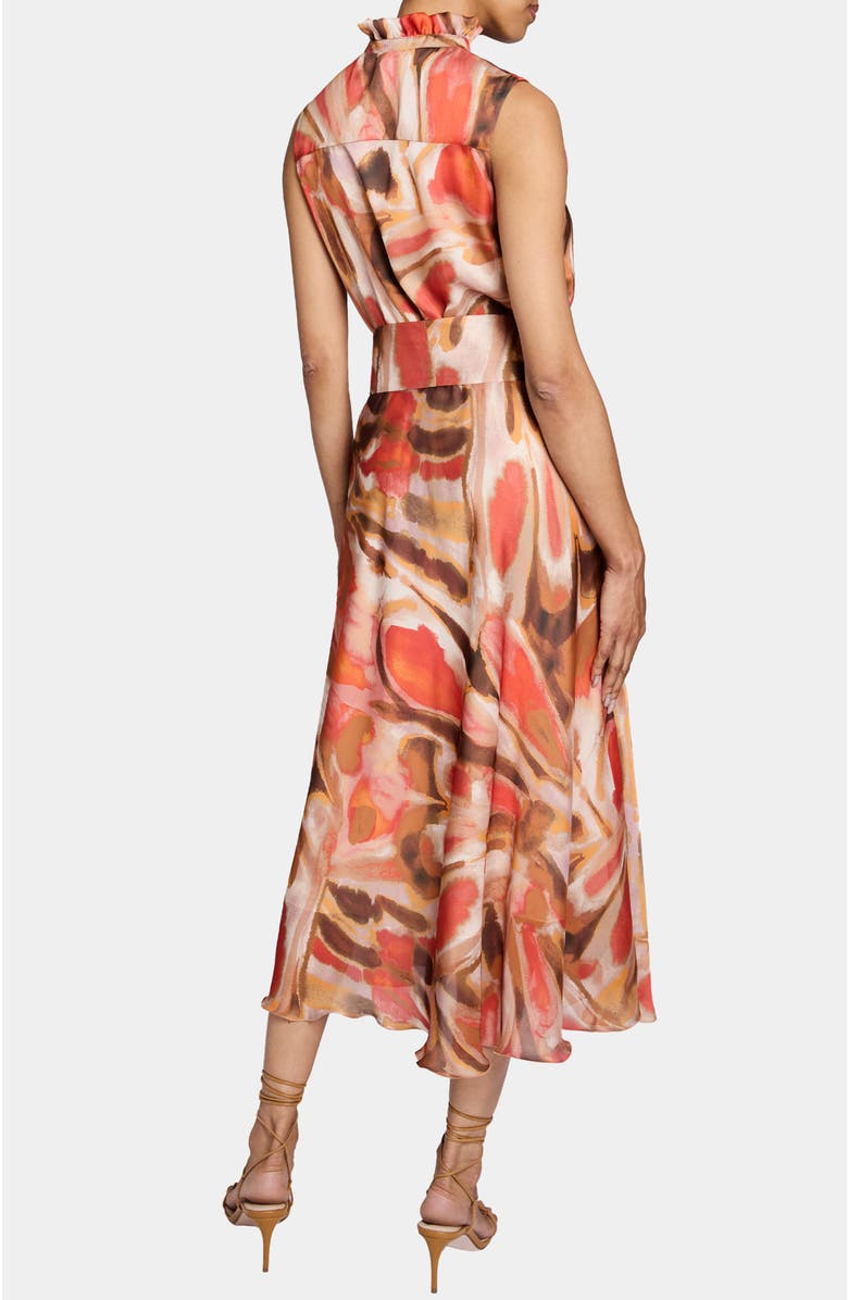 Santorelli NIRVA Midi Dress, Alternate, color, Syrup Brown