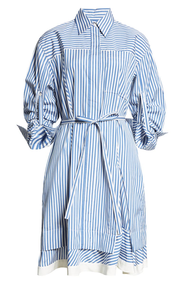 3.1 Phillip Lim Stripe Tie Waist Shirtdress, Alternate, color, 