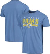 '47 Men's '47 Heathered Royal Los Angeles Rams Stripe Thru Franklin T-Shirt