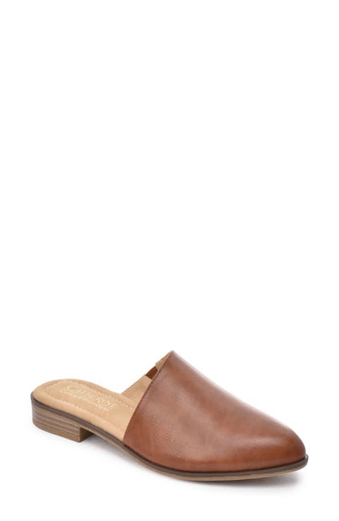Asymmetric Mule Flat (Women)