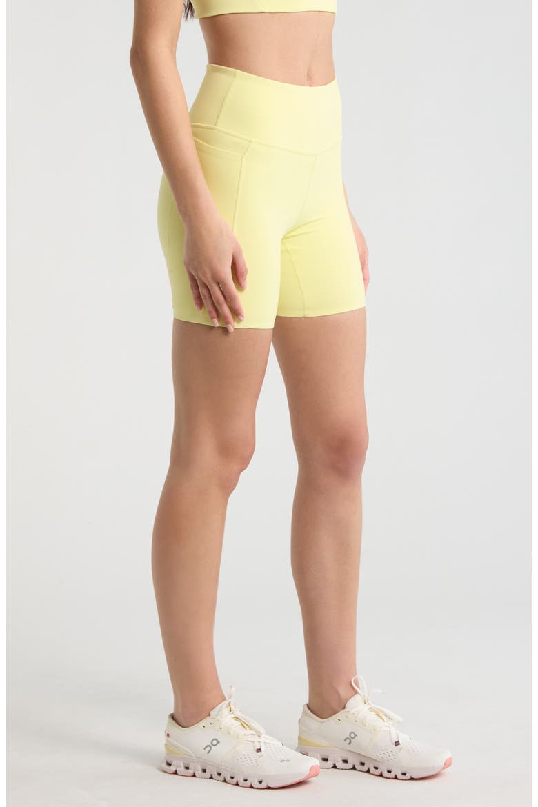 Revive Pocket Bike Shorts, Alternate, color, LEMON LIME