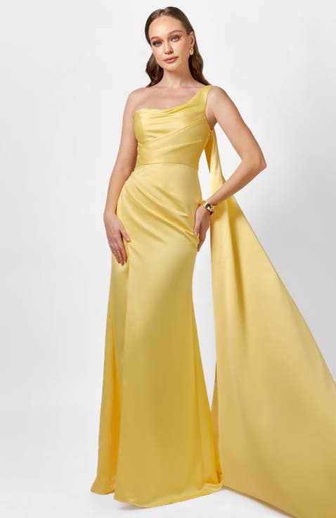 Davina One Shoulder Gown