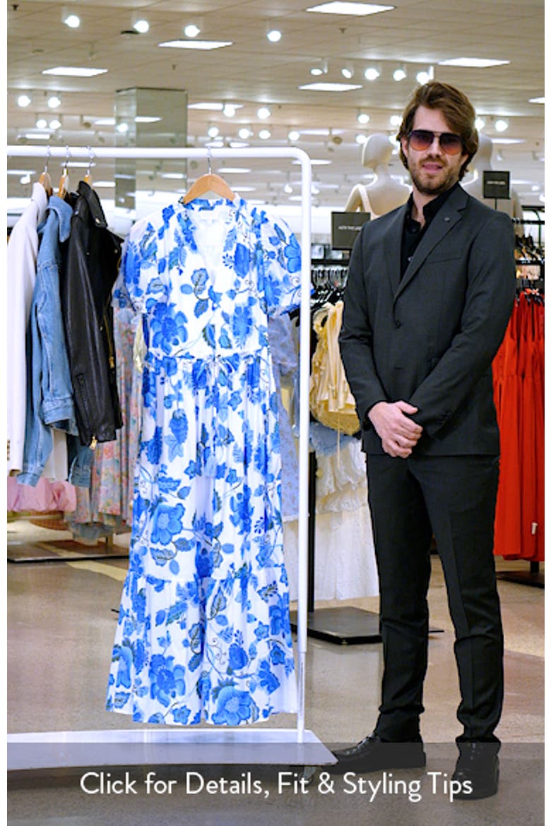 Samian Floral Kissa Button Down Dress video