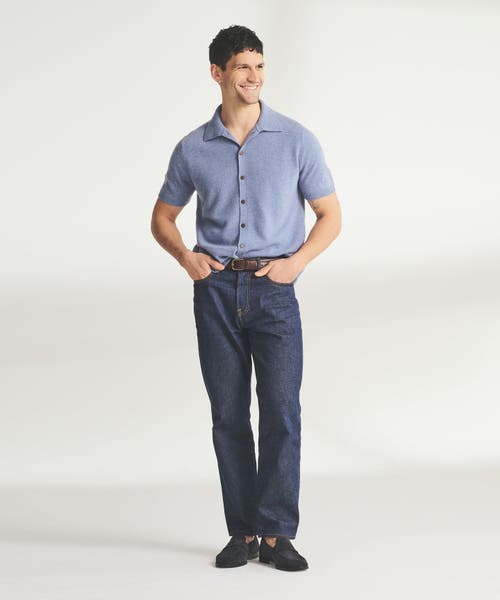 Naadam Signature Cashmere Short Sleeve Button Down