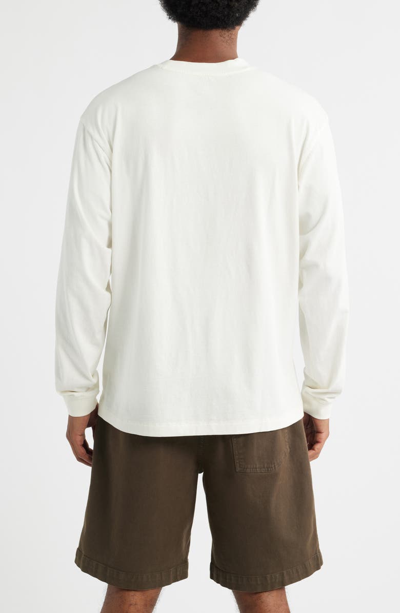 BP. Oversize Long Sleeve Pocket T-Shirt, Alternate, color, Ivory Egret