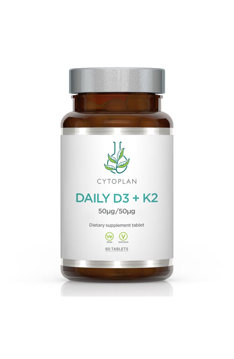 Cytoplan Daily Vitamin D3 & K2 60 (caps) USA, Main, color, NO COLOR