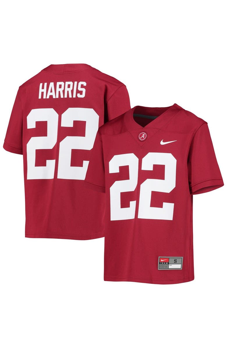 Nike Youth Nike Najee Harris Crimson Alabama Crimson Tide Alumni Jersey, Main, color, 