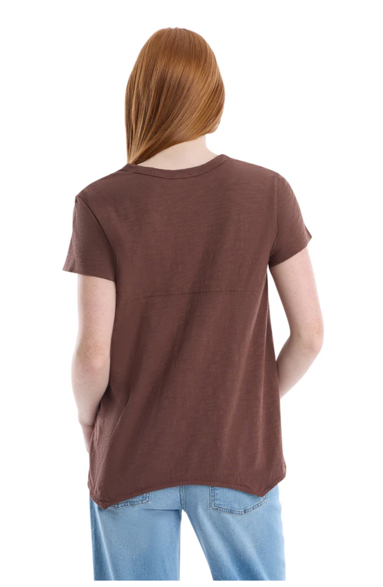 WILT Clothing Ruffle shoulder tank tee, Alternate, color, Black