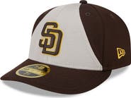 New Era Men's New Era  Brown San Diego Padres 2024 Batting Practice Low Profile 59FIFTY Fitted Hat