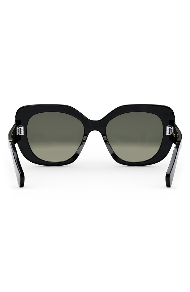 CELINE Triomphe 55mm Rectangular Sunglasses, Alternate, color,