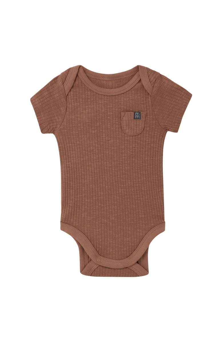 Modern Moments<sup>™</sup> by Gerber Neutral Bodysuit and Shorties Set, Alternate, color, Horse Barn