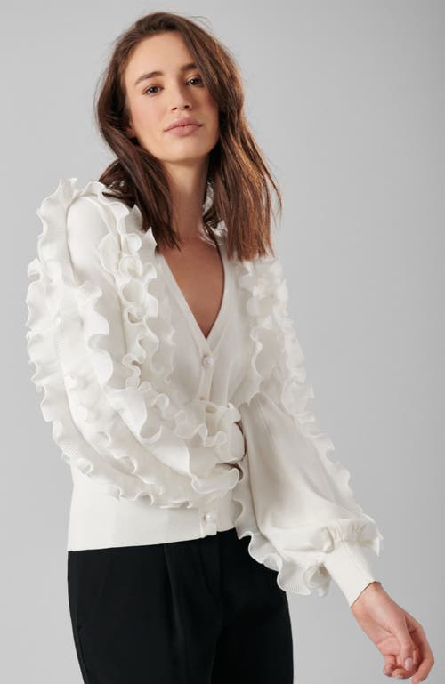 Anne Fontaine Ciline Cardigan In White