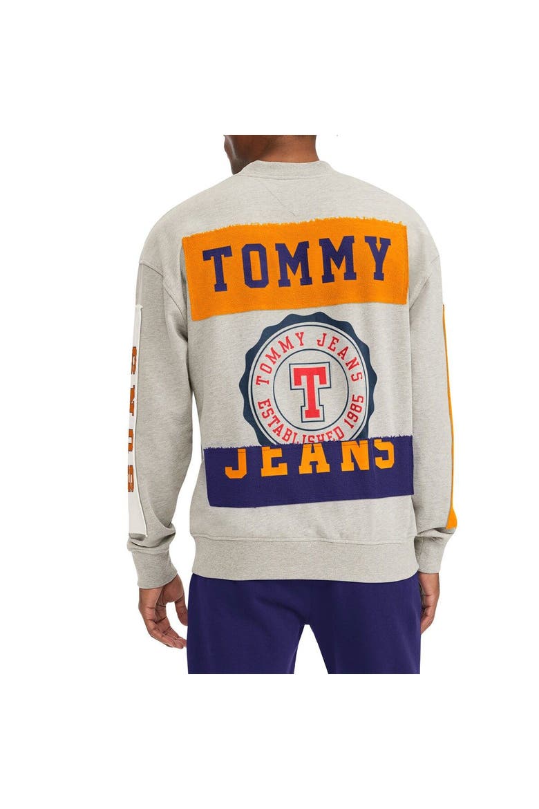 Men's Tommy Jeans Gray Phoenix Suns James Patch Pullover Sweatshirt, Alternate, color, Gray