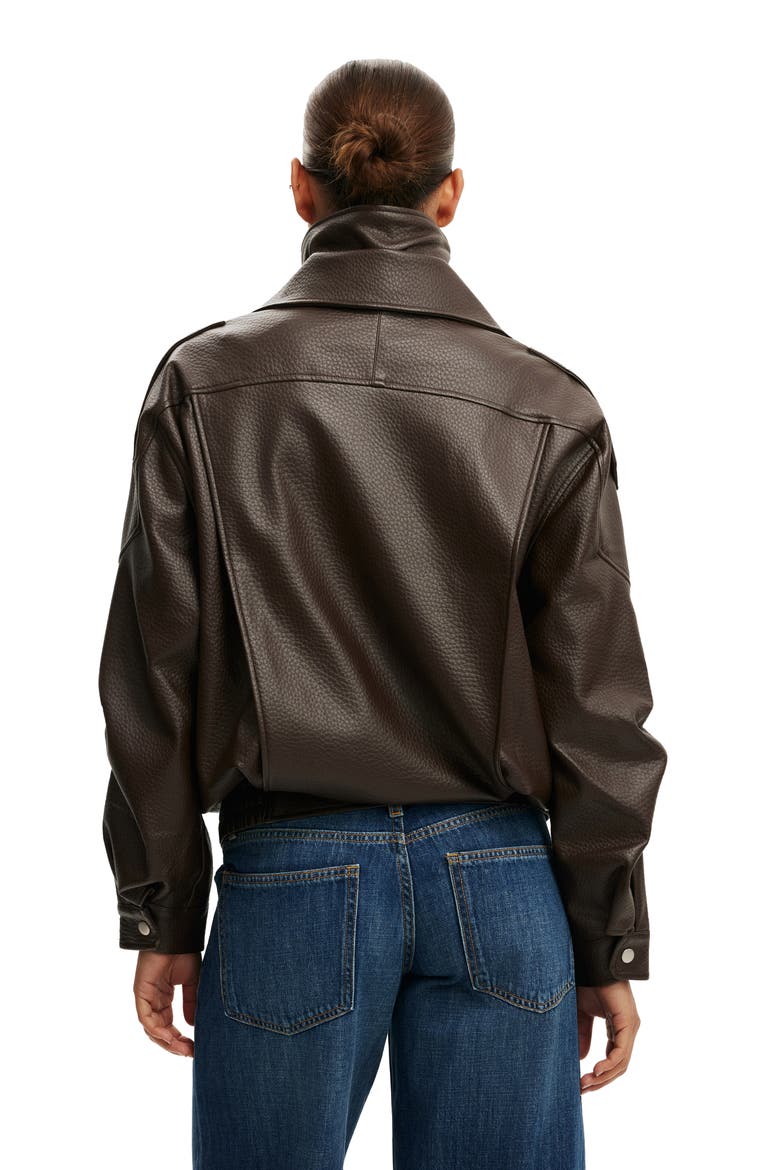Women's Cove Biker Jacket, Alternate, color, Cocoa Bark