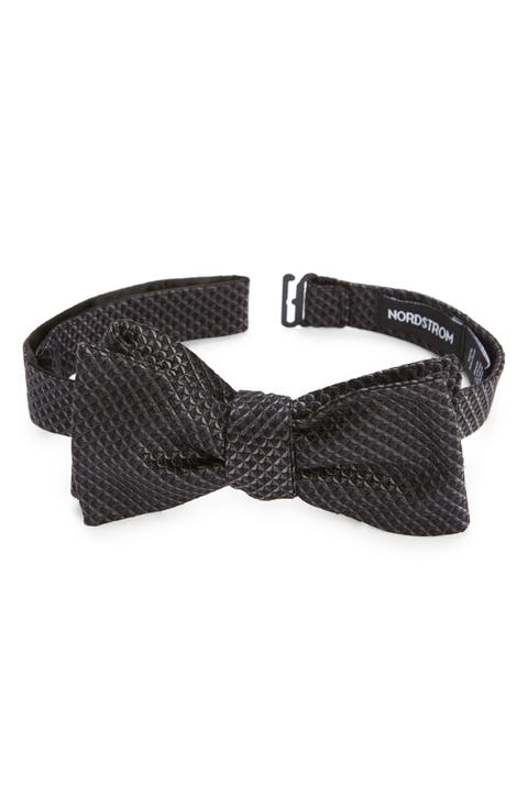 Solid Silk Bow Tie