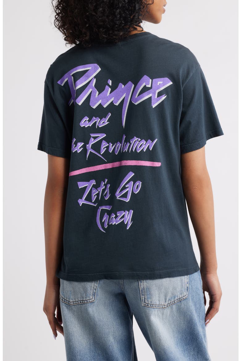 Prince Let's Go Crazy Cotton Graphic T-Shirt, Alternate, color, VINTAGE BLACK