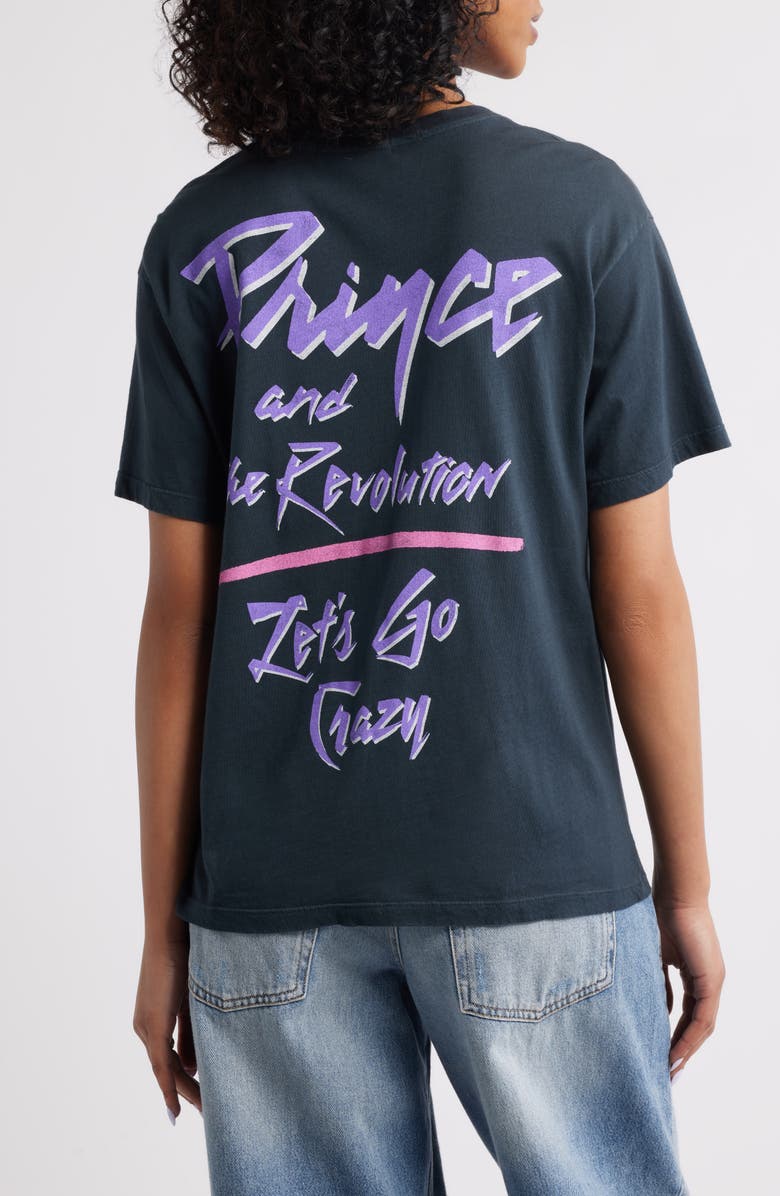 Daydreamer Prince Let's Go Crazy Cotton Graphic T-Shirt, Alternate, color,