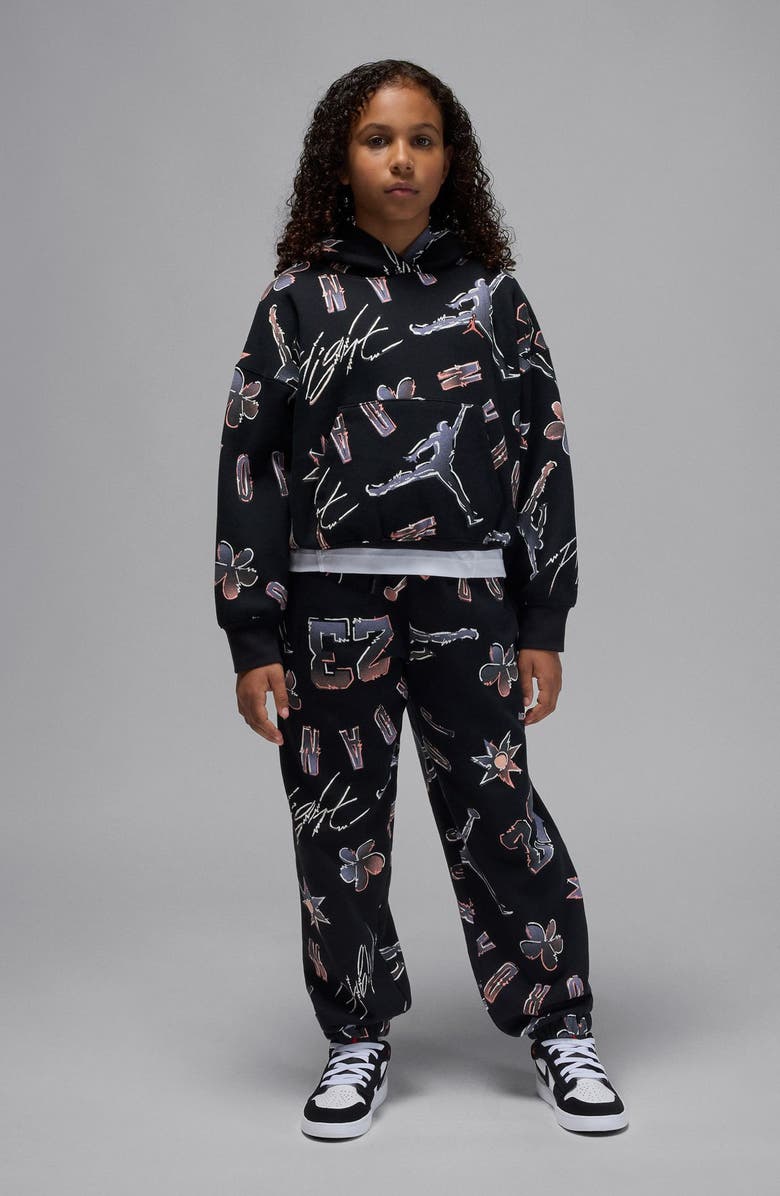 Jordan 23 Fleece Sweatpants, Alternate, color, Black