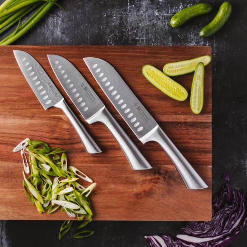 Cuisine::pro ® Cuisinepro® Damashiro® Santoku Knife 5" In Silver
