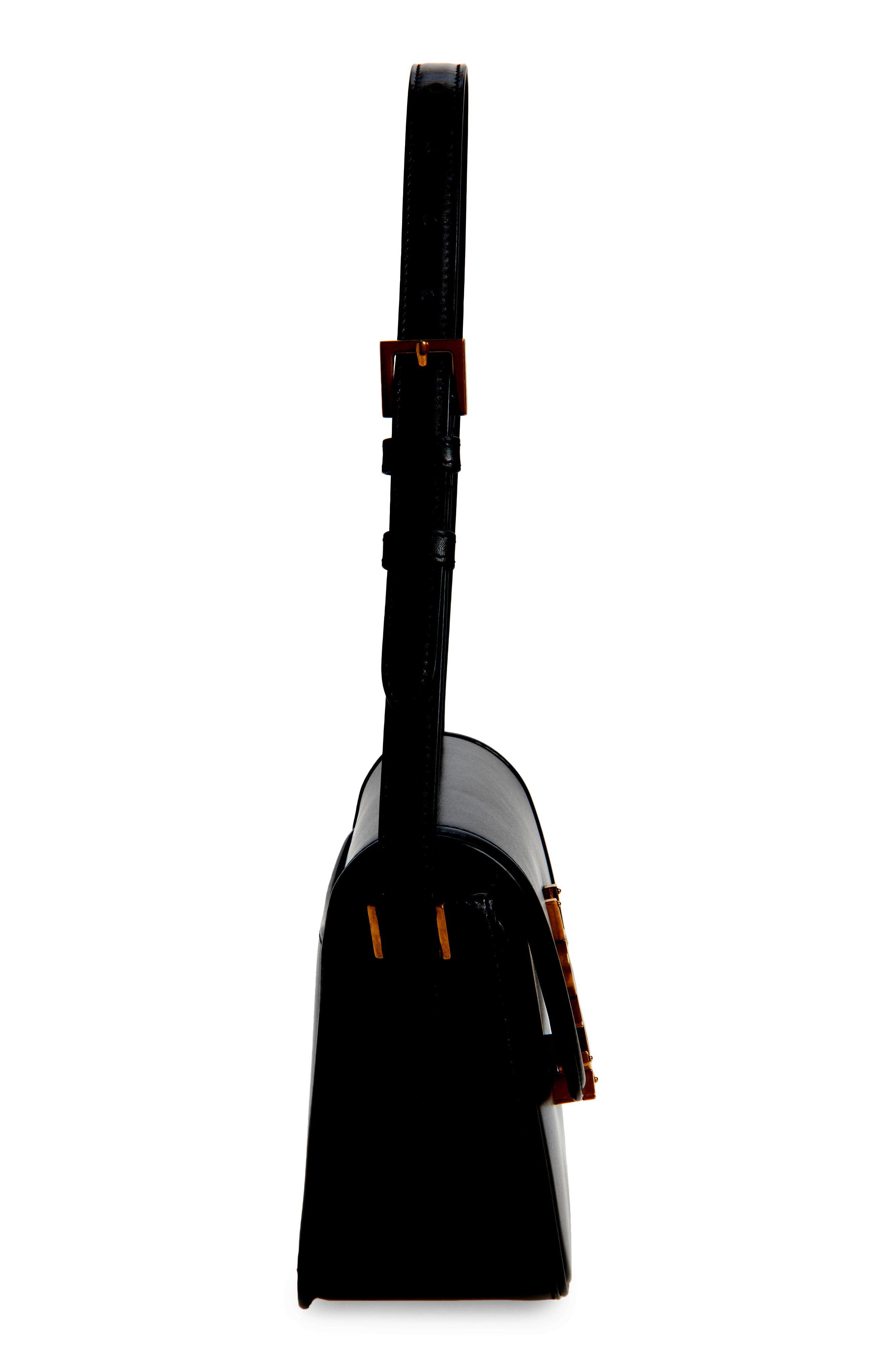 Saint Laurent Small Solferino Leather Shoulder Bag, Alternate, color, 