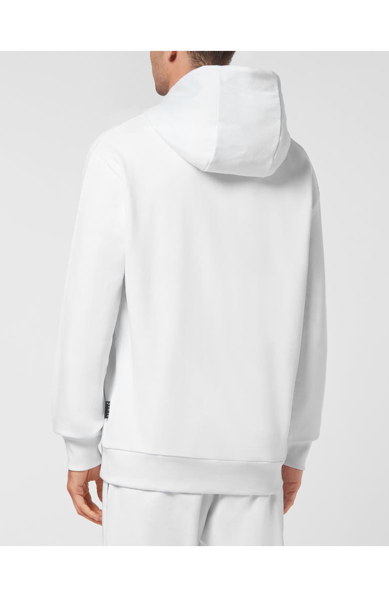 PHILIPP PLEIN Hoodie Sweatshirt Hexagon Men, Alternate, color, White