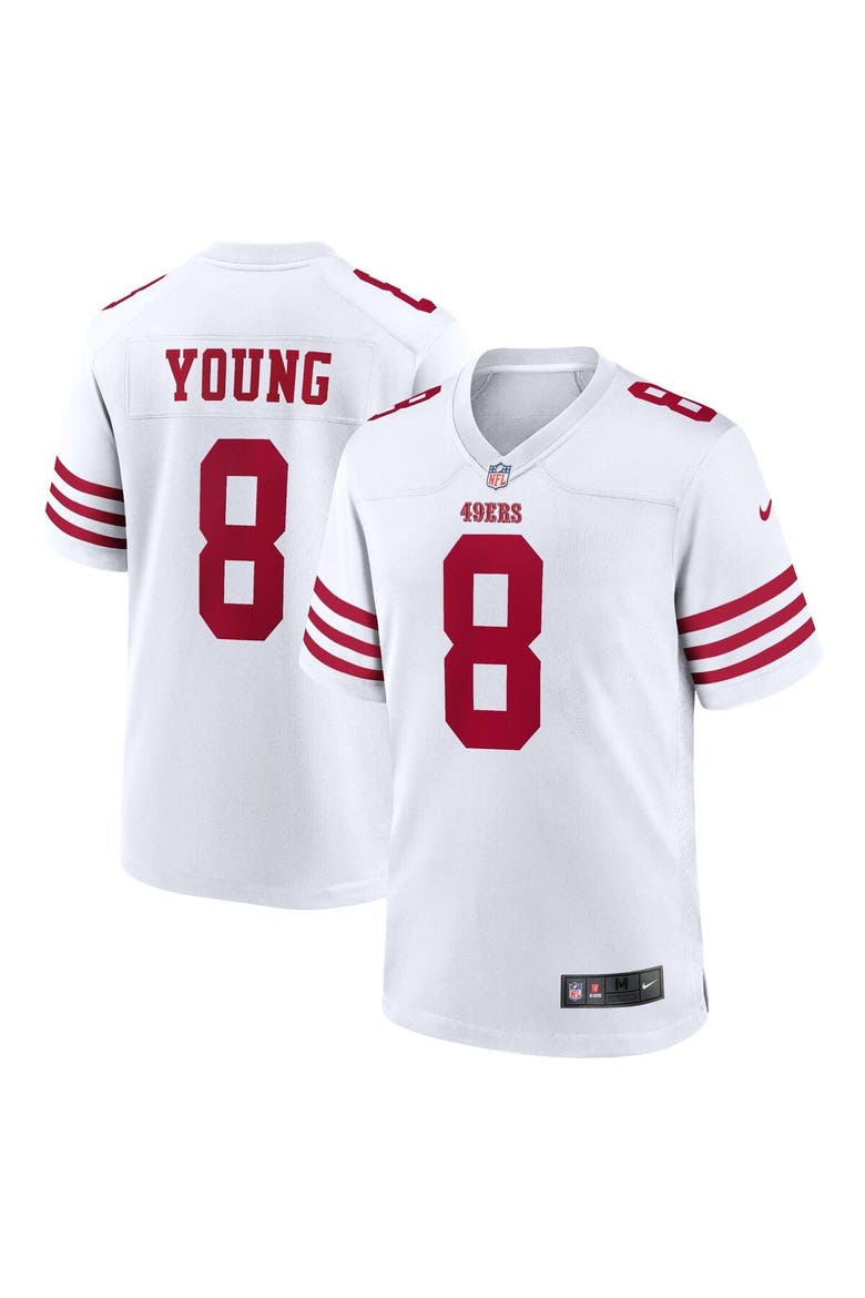 Men's Nike Steve Young White San Francisco 49ers Retired Player Game Jersey, Main, color, White
