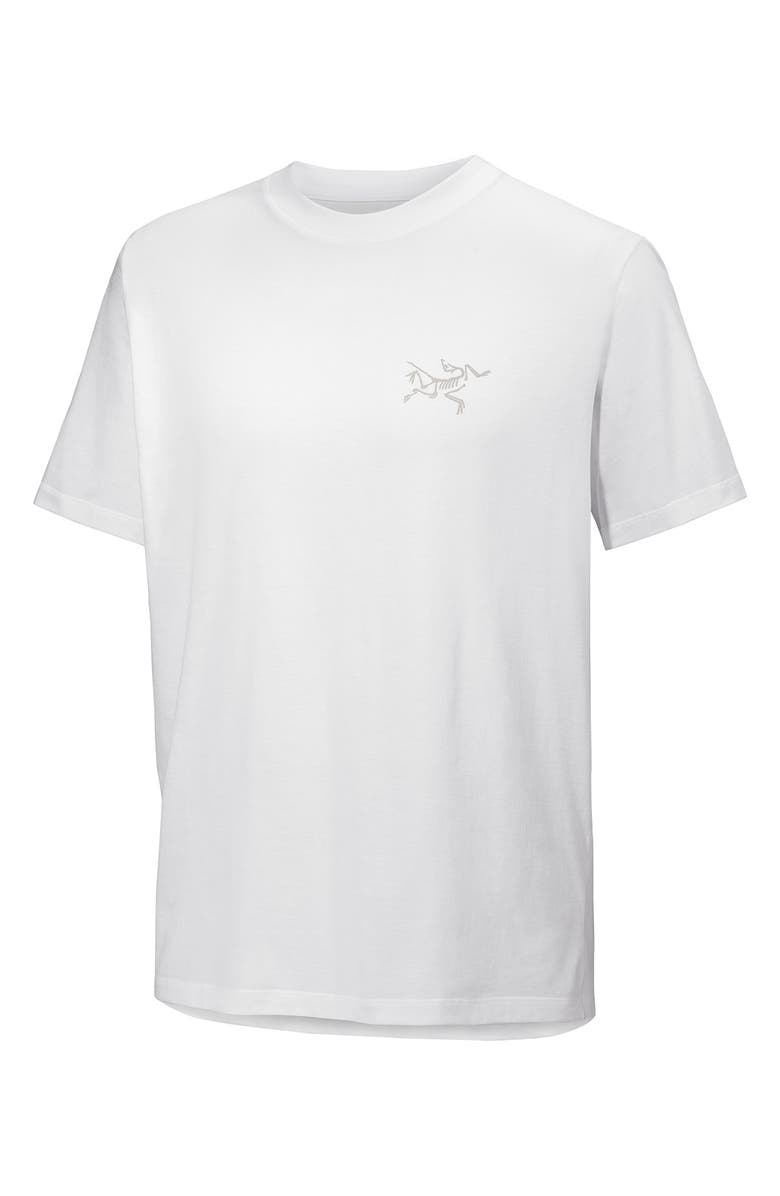 Arc'teryx Kragg Logo Cotton Graphic T-Shirt, Alternate, color, White Light