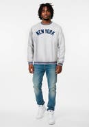 Champion Men's Champion Heather Gray New York Yankees Reverse Weave Sweatshirt