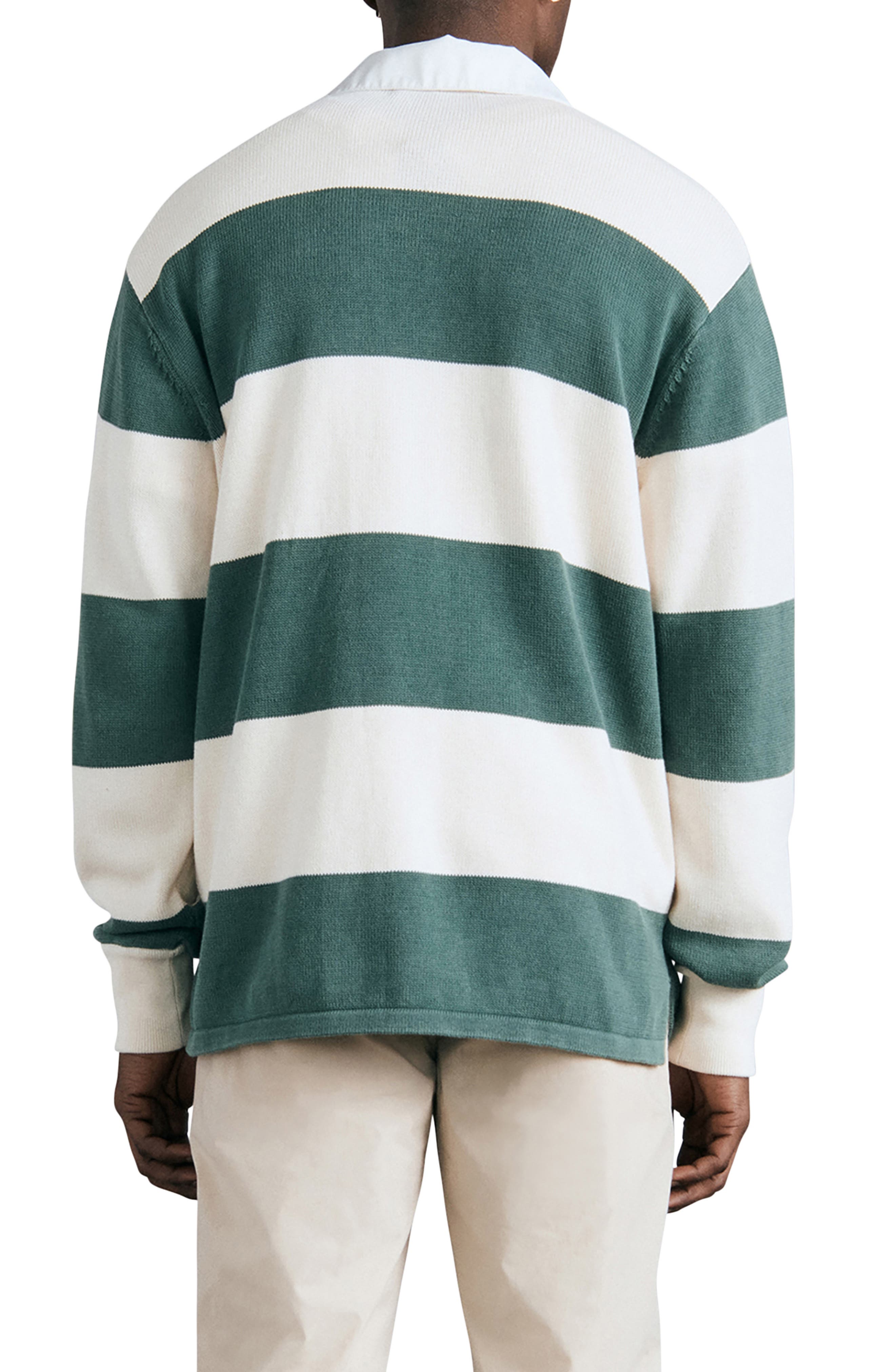 rag & bone Eton Rugby Long Sleeve Knit Organic Cotton Polo (Men ...