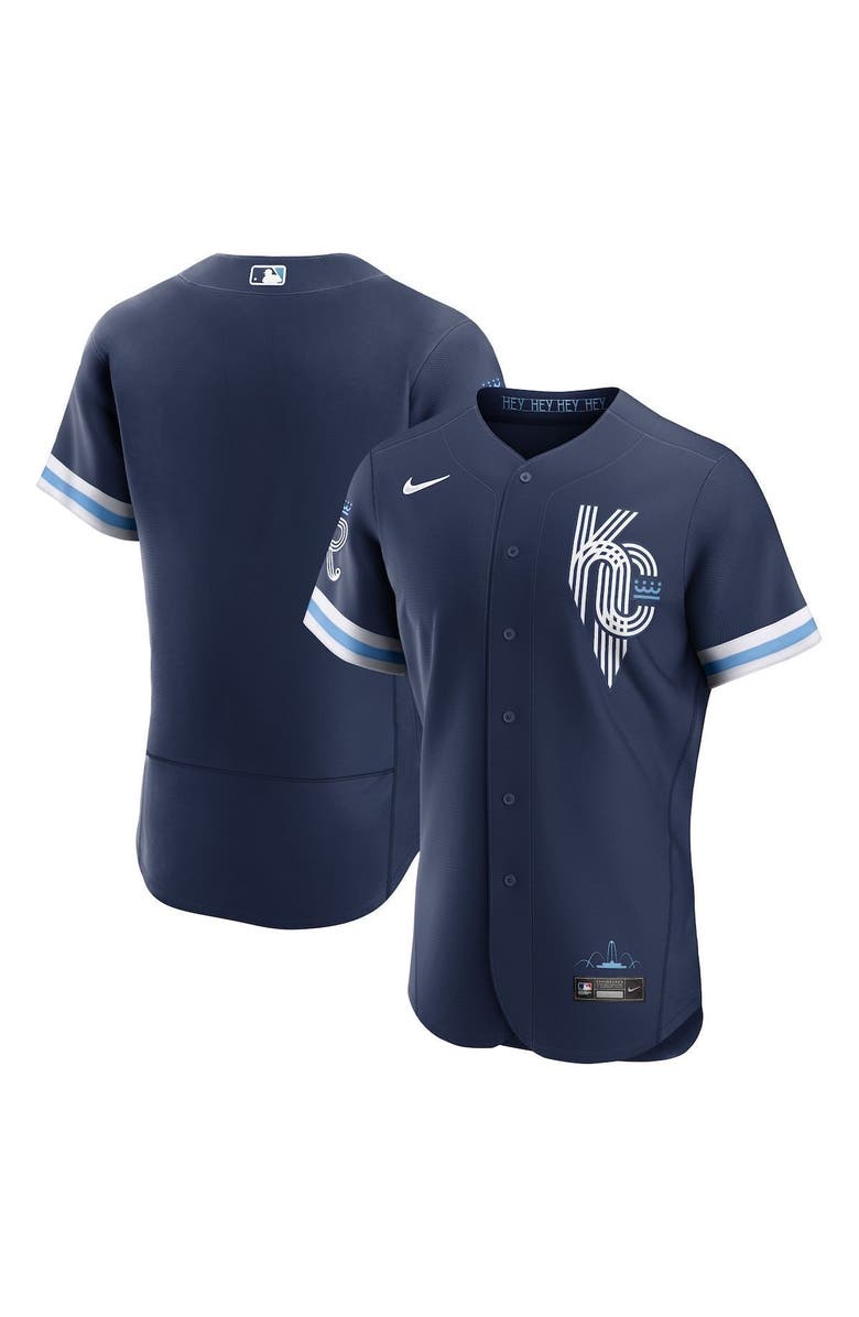Nike Men's Nike Navy Kansas City Royals 2022 City Connect Authentic Jersey, Main, color, 