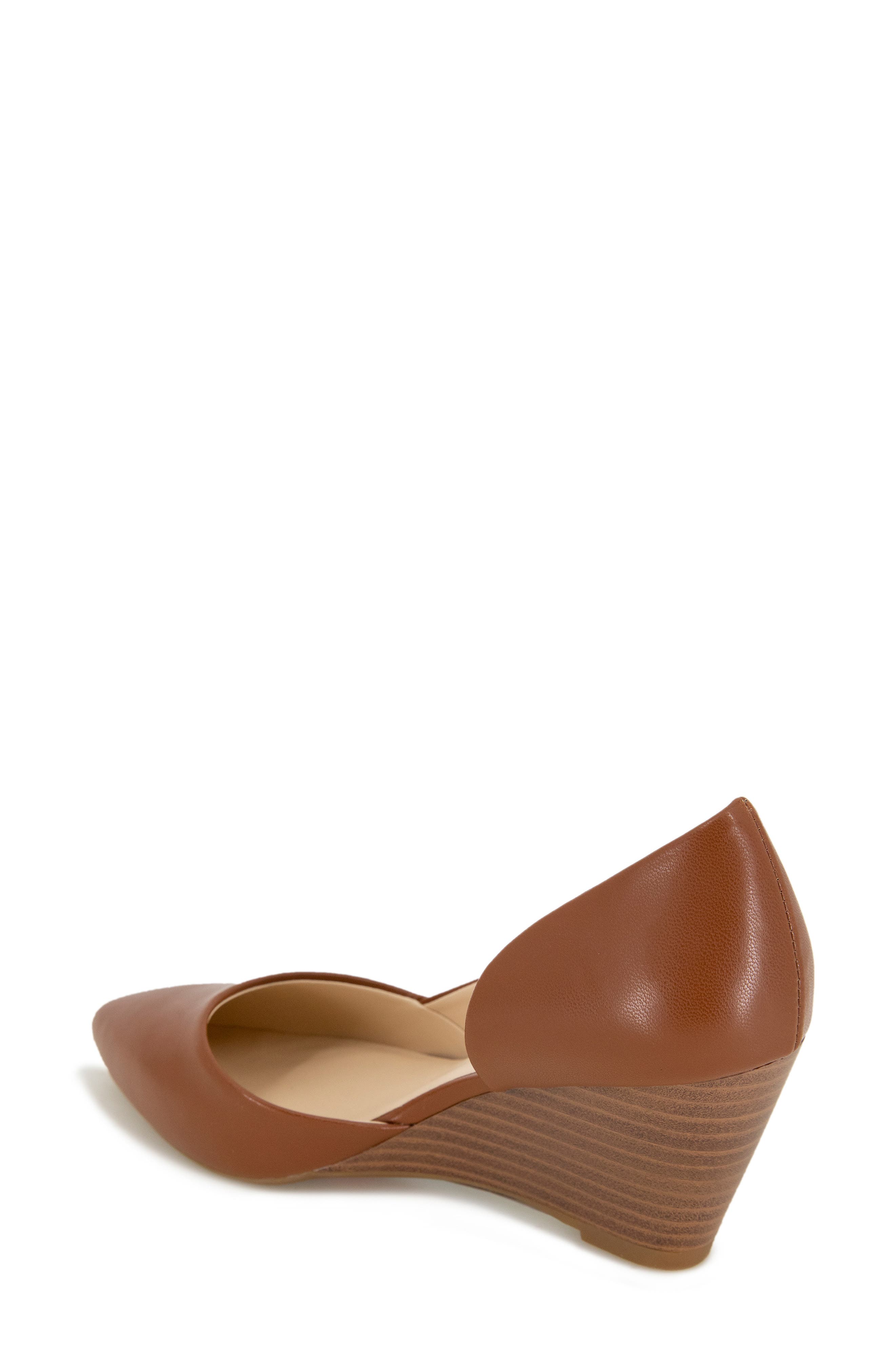 Eltinn Wedge Pump, Alternate, color, LUGGAGE