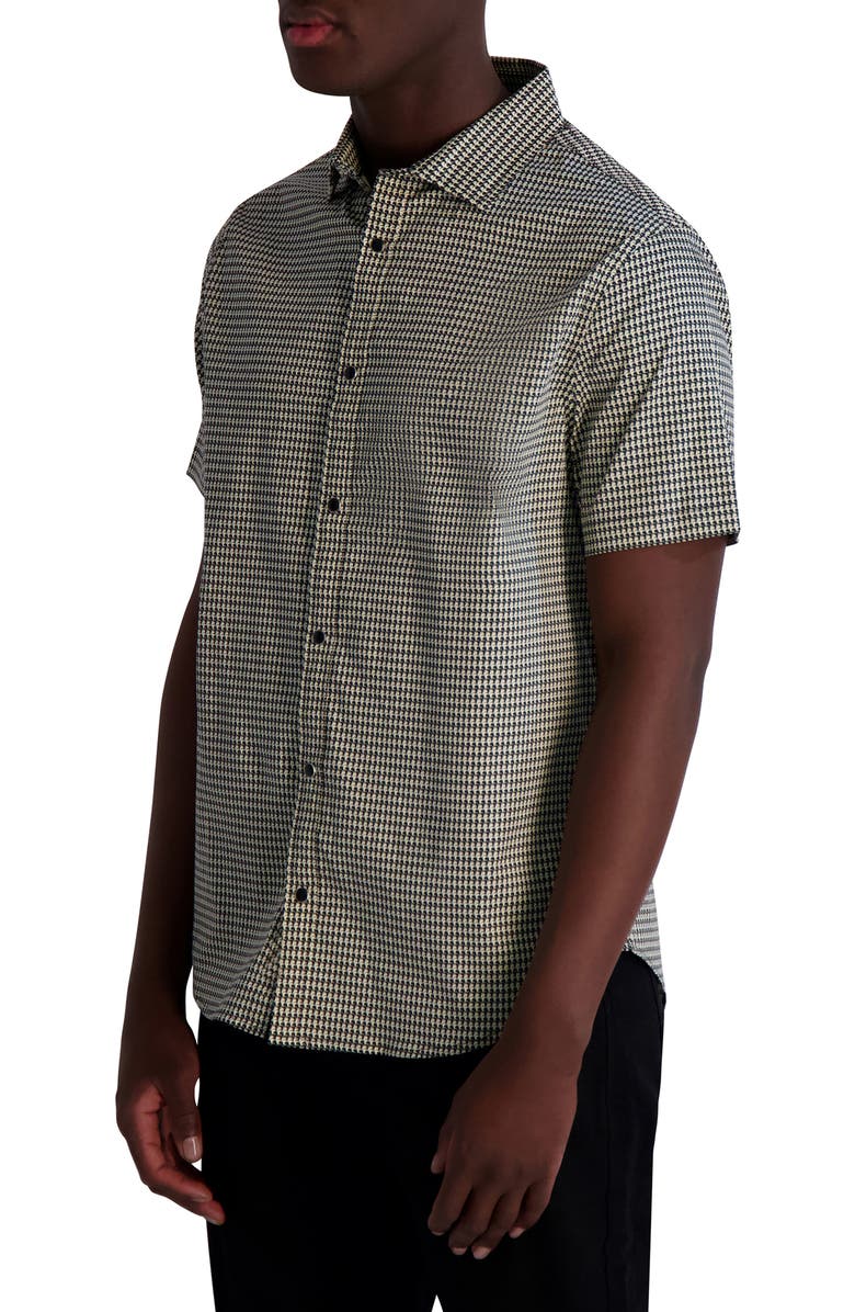 KARL LAGERFELD PARIS Karltooth Short Sleeve Shirt, Alternate, color, 