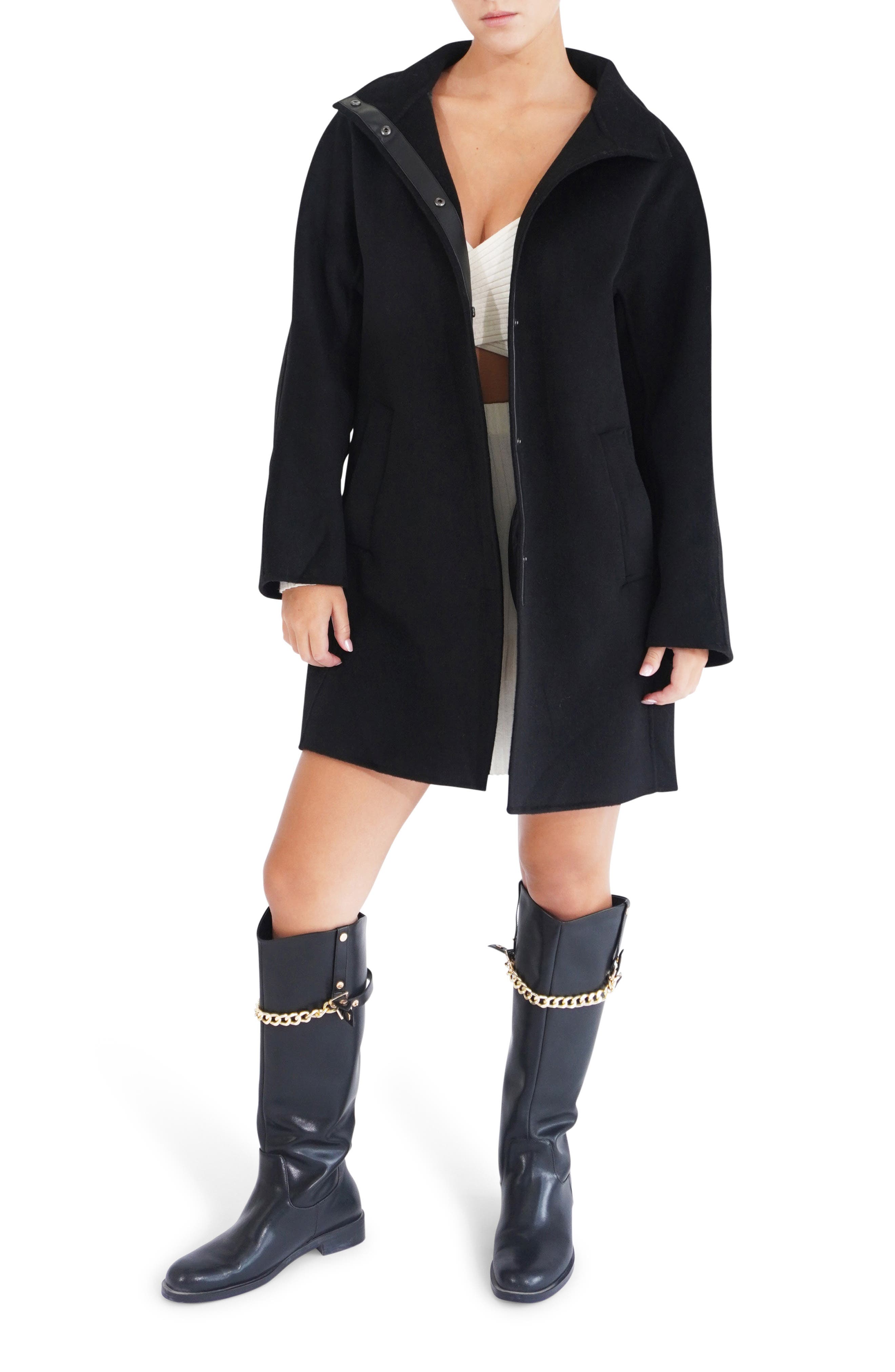Belle &amp; Bloom Come On Over Wool Blend Coat