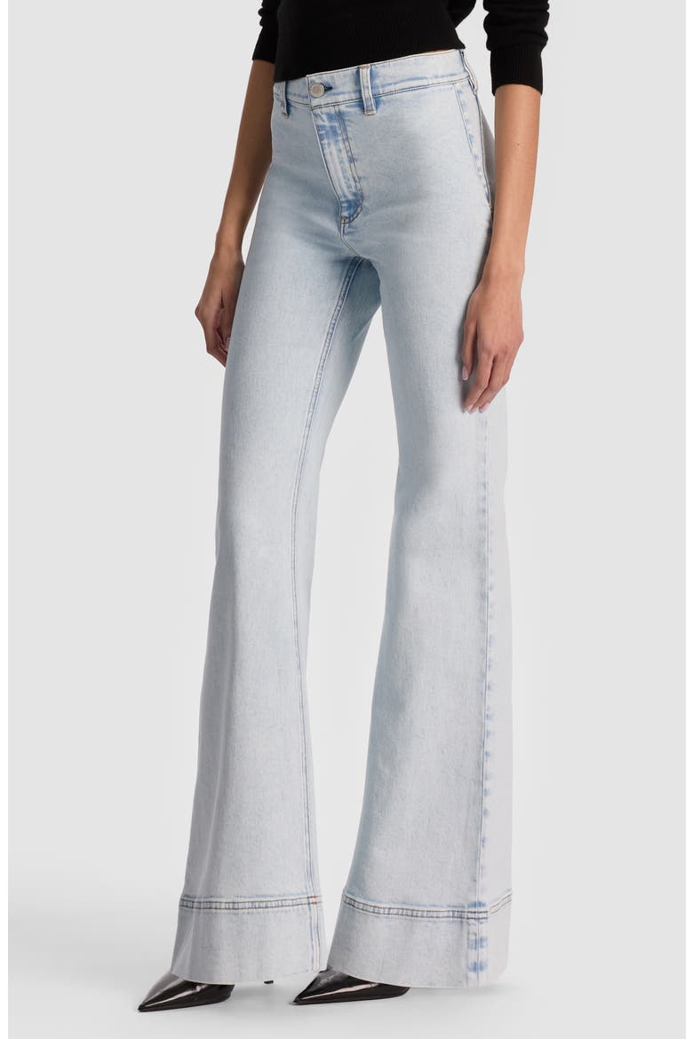 Gorgeous High Waist Flare Jeans, Alternate, color, DARLA LIGHT INDIGO