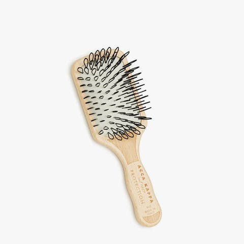 Protection Travel Paddle Beech Wood Brush - Looped Nylon