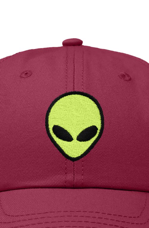Dalix Alien Dad Cap In Maroon
