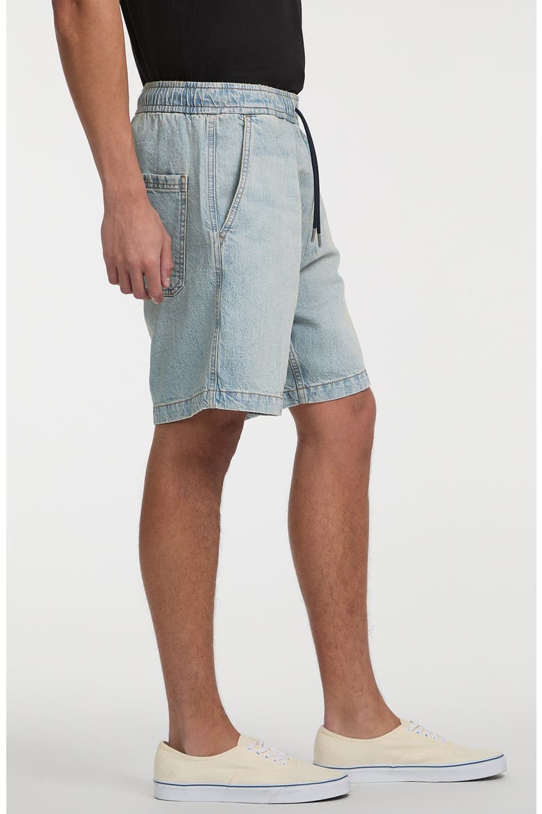 Denim Drawstring Shorts, Alternate, color, GAL1