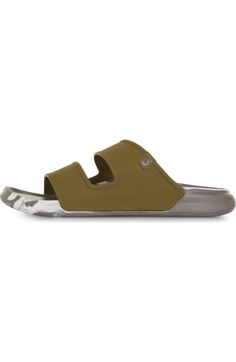 FLOOPI Charles Double Strap Slide Sandal, Alternate, color, Green