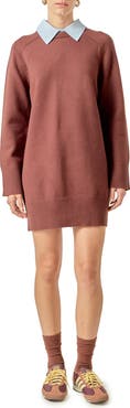 English Factory Crew Sweater Dress