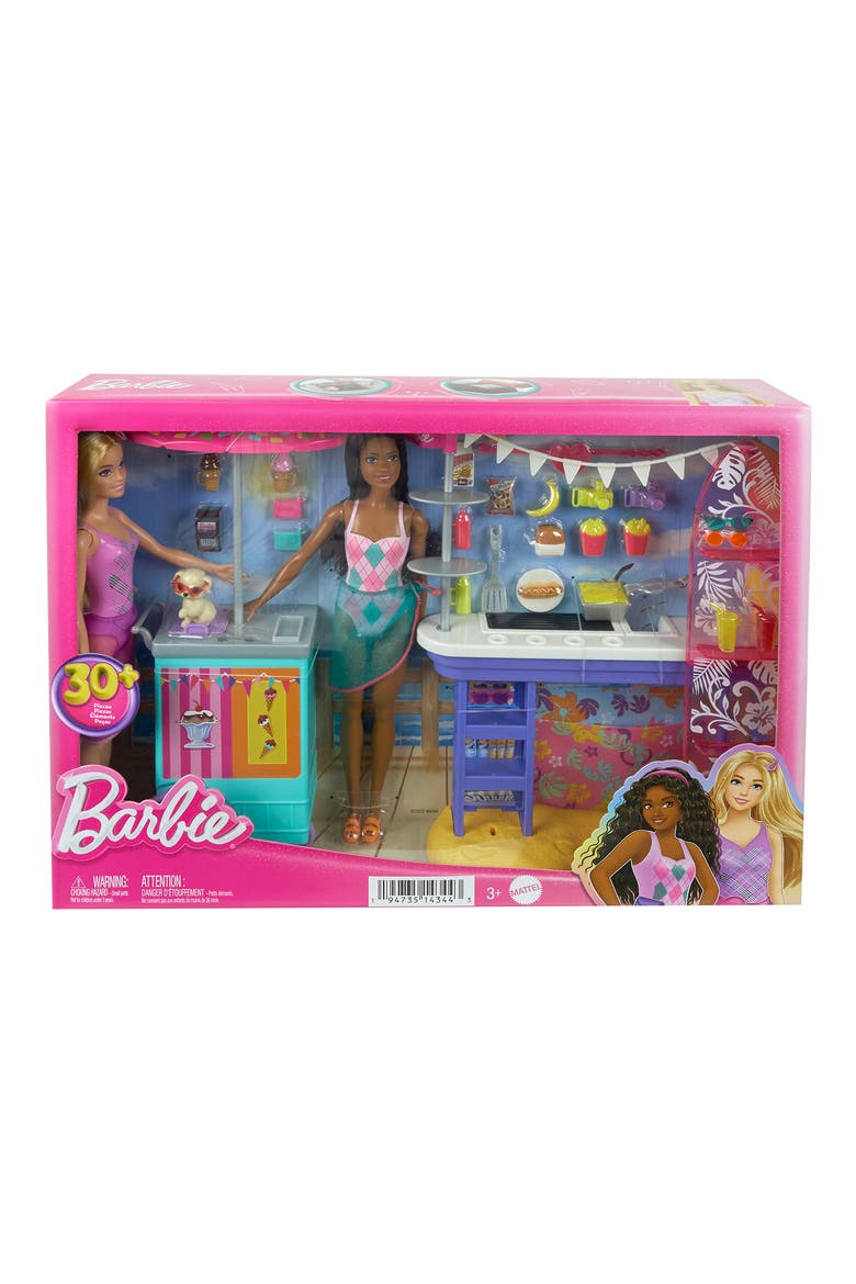 Malibu Barbie® & Brooklyn Beach Boardwalk Playset, Main, color, NONE