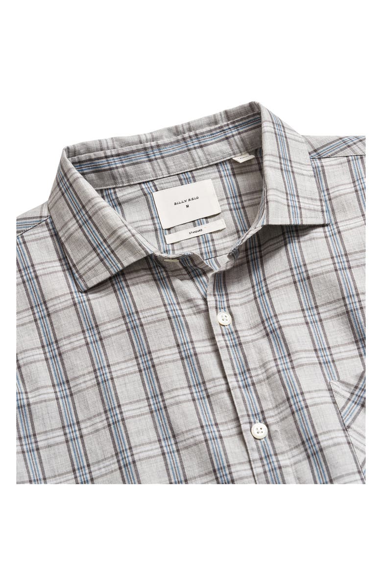 Billy Reid John T Standard Fit Mélange Plaid Button-Up Shirt, Alternate, color, 