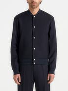 Manière De Voir Savin Pinstripe Bomber Jacket