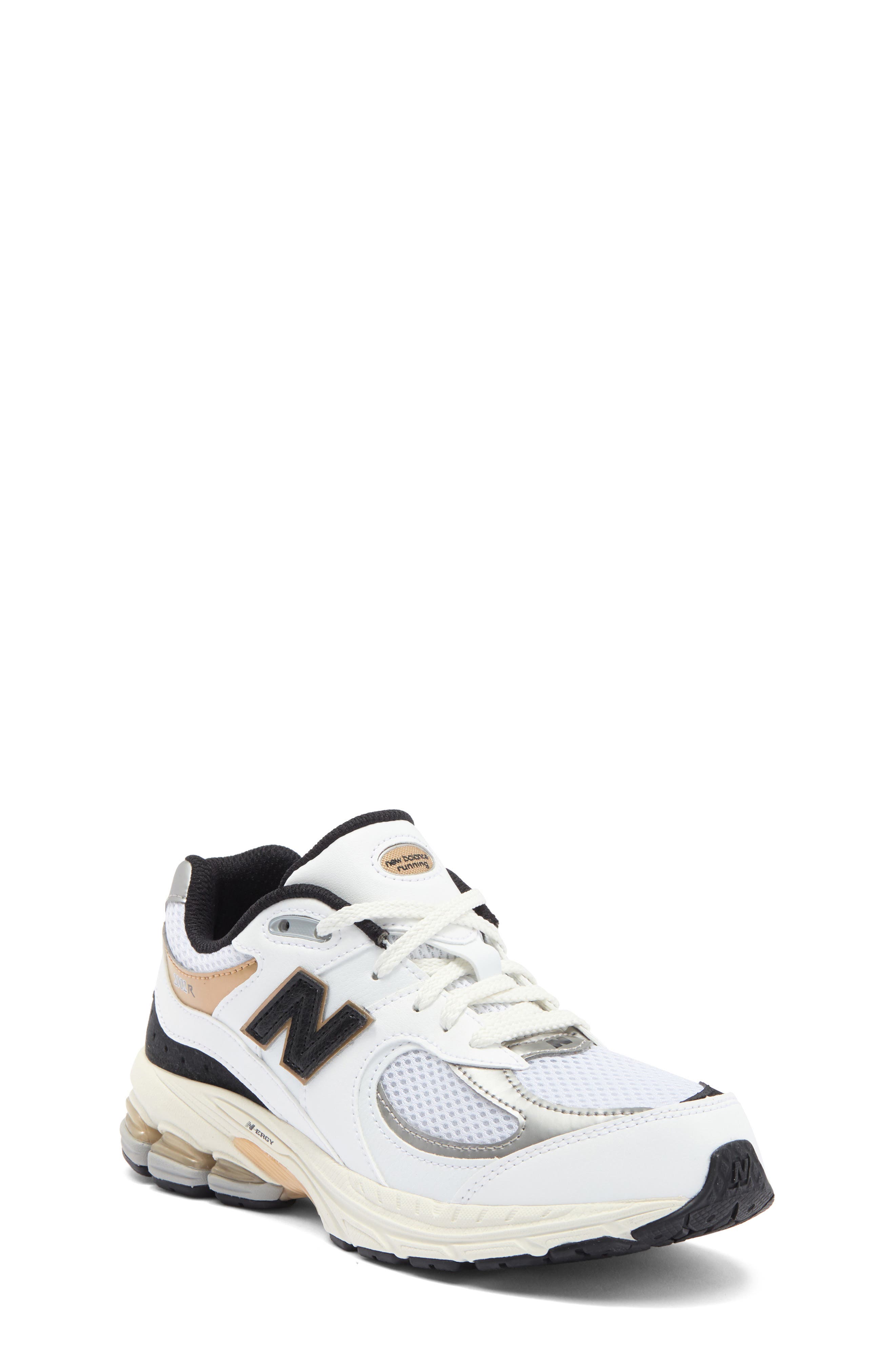 New Balance Kids' 2002R Sneaker, Main, color, White/ Black