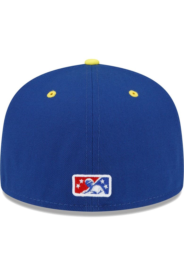 Men's New Era Blue Binghamton Rumble Ponies Copa De La Diversion 59FIFTY Fitted Hat, Alternate, color, Blue