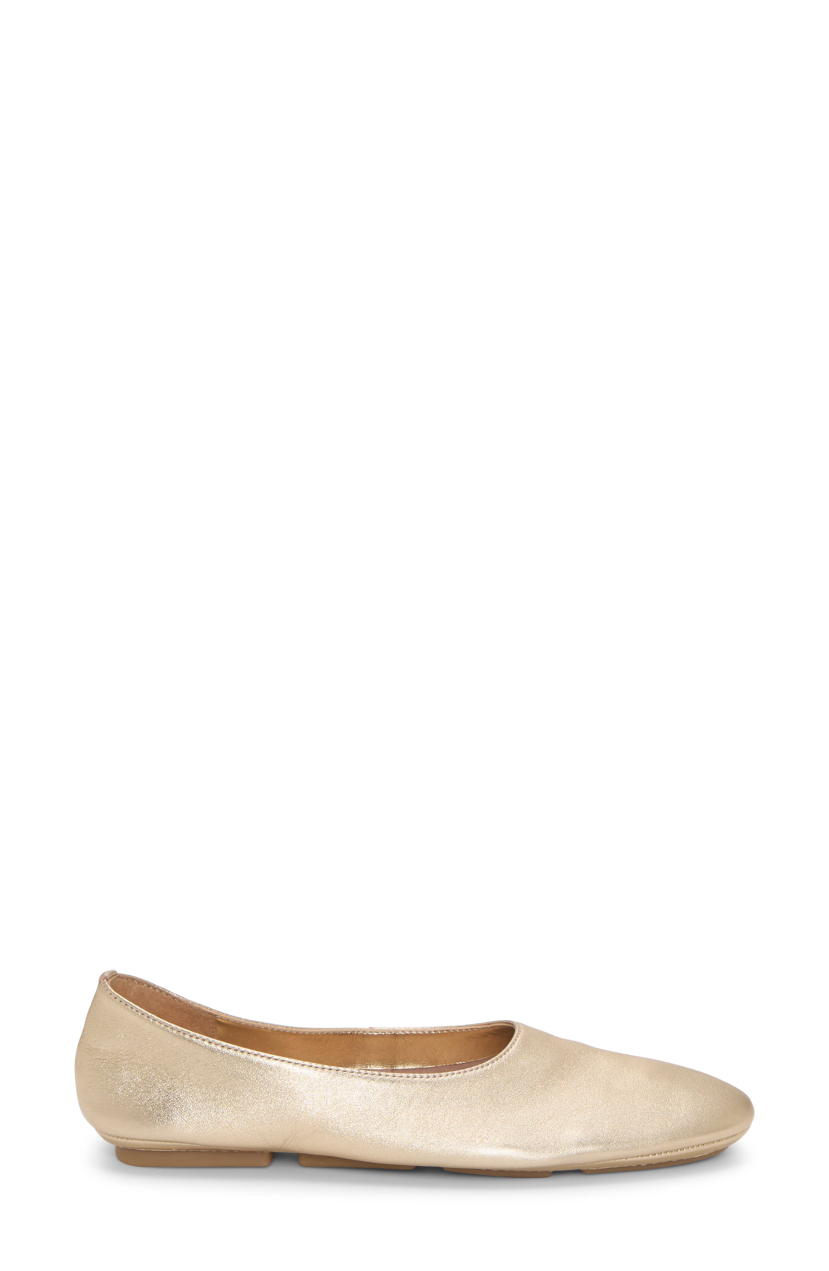 Catisha Ballet Flat, Alternate, color, EGYPTIAN GOLD